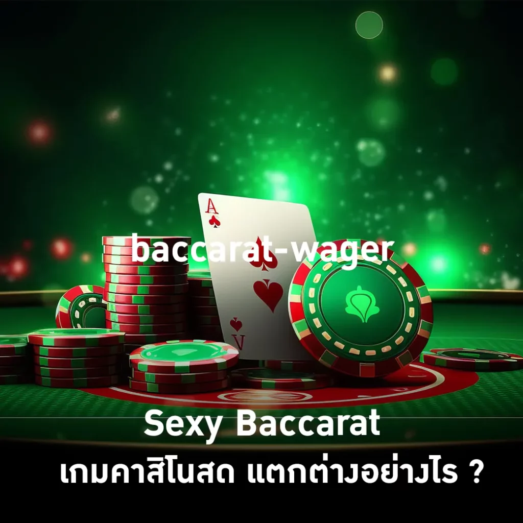 Sexy Baccarat เกมออนไลน์ เกมคาสิโนสด แตกต่างอย่างไร ?